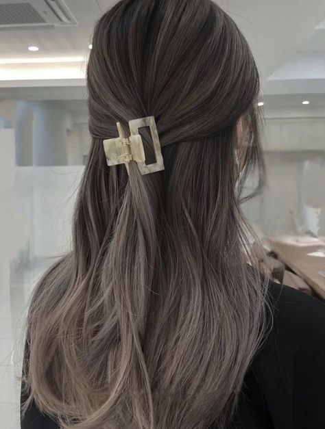 Asian Hair Balayage Ash, Asian Hair Dye, Balayage Asian Hair, Filter Guide, Balayage Hair Ash, Hair Color Asian, Filter Aesthetic, Black Hair Balayage, Korean Hair Color