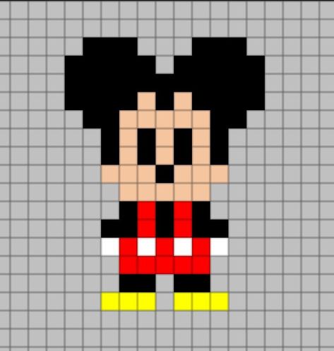 Pixel Cartoon Characters, Pixel Art Without Black, Easy Pixel Art Disney, Tiny Pixel Art, Pixel Art Harry Potter, Pixel Art Mini, Pixel Art Animals, Art Harry Potter, Modele Pixel Art