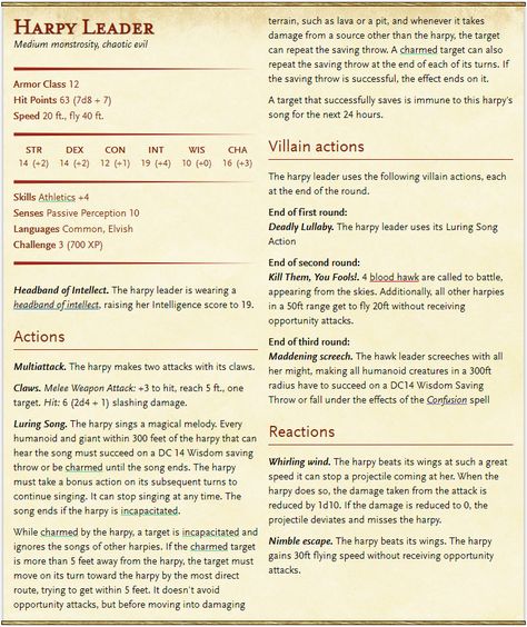 Harpy Dnd 5e, Harpy Dnd Character, Dnd Harpy, Harpy Monster, Dnd High Level Monsters, Dnd Monsters Low Level, Harpies Mythology, Dnd Monsters Low Level Homebrew, Dnd Stats