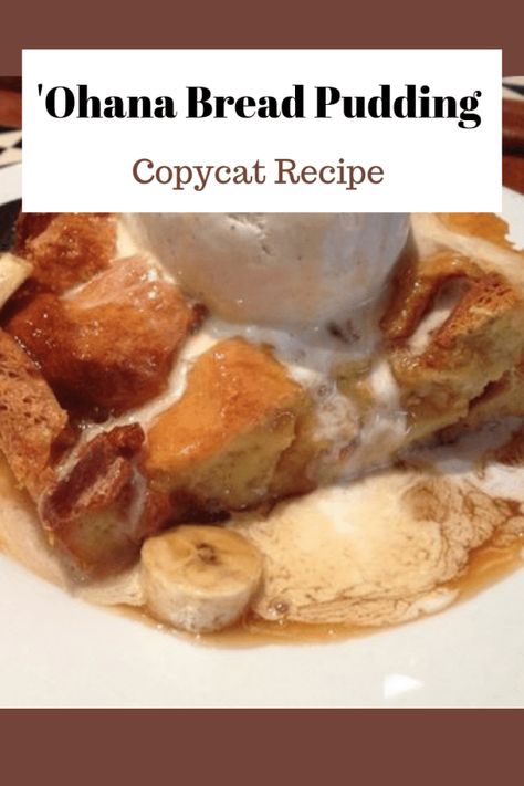 Missing Disney? Make ‘Ohana Bread Pudding at home Ohana Bread, Disney Inspired Recipes, Puding Roti, Disney Dishes, Disney Desserts, Bread Pudding Recipe, Favorite Dessert, Cat Recipes, Köstliche Desserts