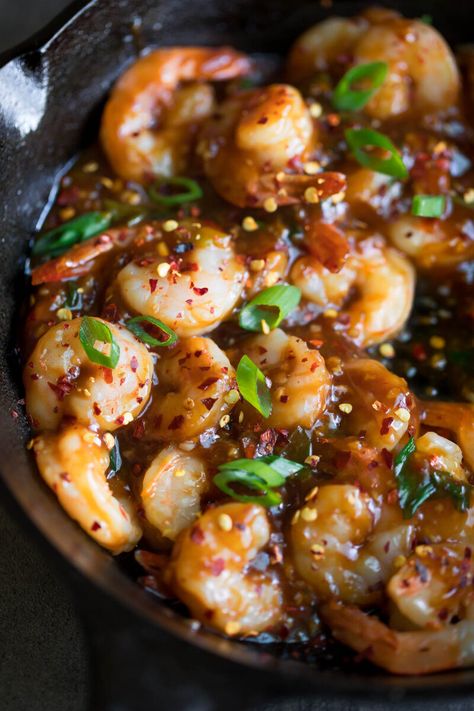 Shrimp Bowls, Shrimp Bowl, Honey Garlic Shrimp, Vegetarian Ramen, Pescetarian Recipes, Shrimp And Broccoli, Shrimp Seasoning, Scallop Recipes, Spicy Honey