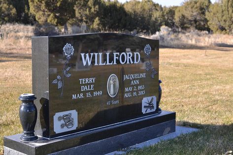 Gallery - Cache Valley Monuments Cemetery Monuments Headstone Ideas, Flat Headstones, Monument Ideas, Headstone Ideas, Headstone Inscriptions, Grave Headstones, Cross Cutout, Air National Guard, Cemetery Monuments