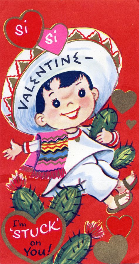 Old Cards, Vintage Valentine Cards, Stuck On You, Valentine Greeting Cards, Valentines Greetings, Retro Valentines, Vintage Valentine, My Funny Valentine, Valentine Fun