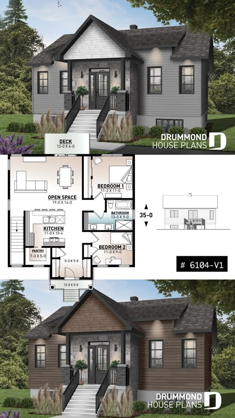 2 Bedroom House Plans Sims 4, Two Bedroom House Plans Open Floor, Sims 4 2 Bedroom House Plan, 2 Bedroom Home Floor Plans, Starter Home Floor Plans, Small 2 Bedroom House Plans, Small House Plans 2 Bedroom, Small House Floorplan, Two Bedroom House Plans