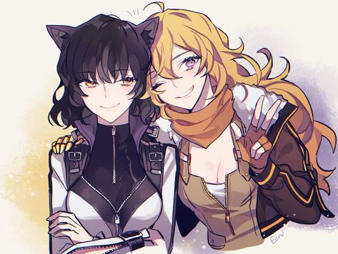 Bumbleby Wallpaper, Rwby Blake X Yang Fanart, Yang And Blake Fanart, Yang X Blake Fanart, Blake And Yang Fanart, Yang Rwby Fanart, Rwby Yang Fanart, Rwby Blake And Yang, Rwby Blake X Yang