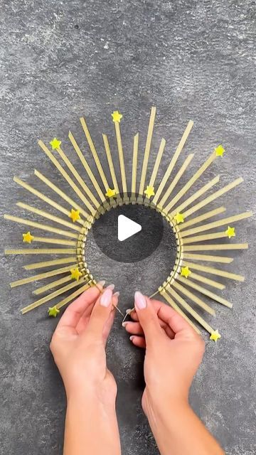 Handmade moments video on Instagram: "#handmade #handmadecrown #handmadecrowns #crown #crownjewels #crownmaking #crownmaker" How To Make A Crown Diy, Make A Crown Diy, Crayon Crown, Diy Halo Crown, Halo Crown Diy, Diy Halo, Crown Diy, Make A Crown, Classroom Doors