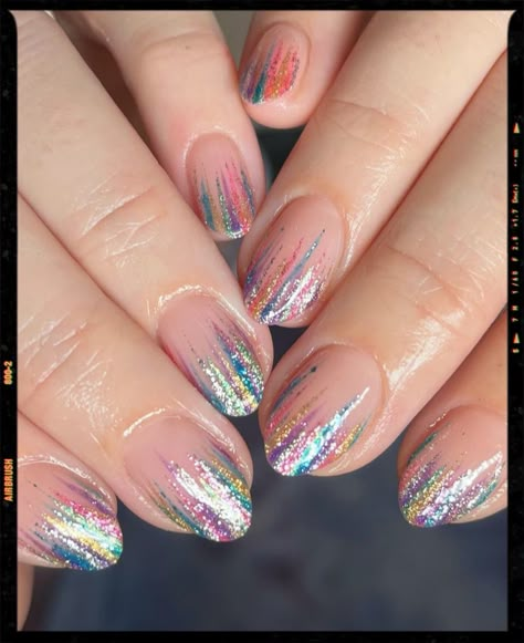 Pics edited by AirBrush App. Filter: Color +ult-3• Nails ideas. #airbrushapp #retouch #photoeditor #filter #airbrushmakeup #airbrushart #airbrushfilter Festival Gel Nails Summer, Burning Man Nails, Edm Festival Nails, Tinsel Nails, Glasto Nails, Lover Era Nails, Hen Party Nails, Disco Nails Designs, Disco Ball Nails