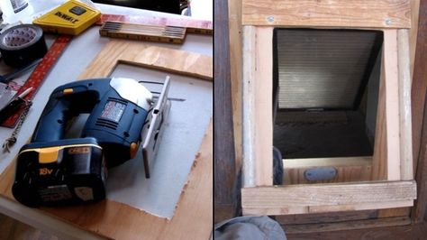 This DIY Dual Flap Dog Door Keeps The Weather Out.  Assuming the jimmy will move with us he is going to need to let himself out and in because the door to the back yard is down a couple of step from the kitchen. Diy Dog Door, Doggy Doors, Diy Doggie Door, Dog Doors, Kennel Ideas, Diy Dog Kennel, Dog Diy, Dog Room, Pet Doors