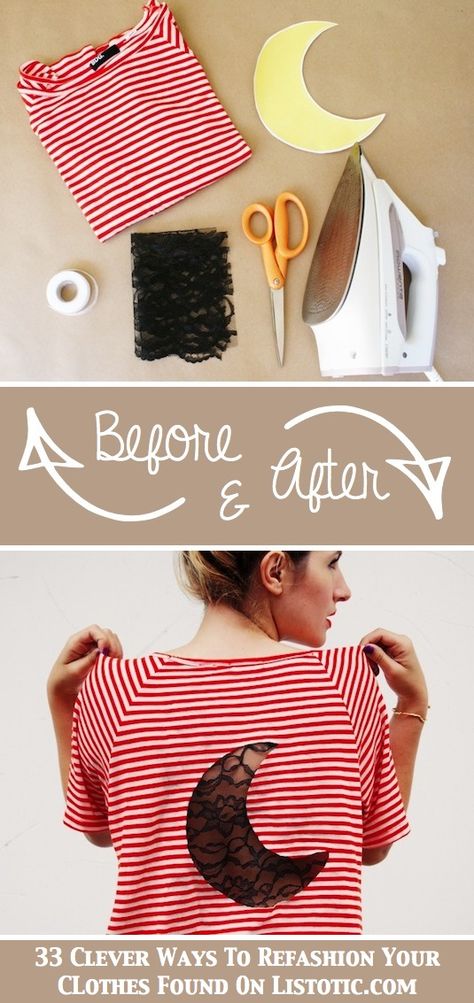 33 Clever Ways To Refashion Your Clothes Upcycle T Shirts, Diy Clothes Refashion Videos, Diy Clothes For Women, Shirt Makeover, Clothes Upcycle, Diy Summer Clothes, Diy Clothes Rack, Diy Clothes Refashion, Tshirt Makeover