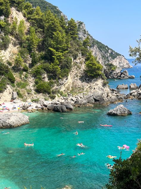 #parga #greece Parga Greece Aesthetic, Pics Of Heaven, Sivota Greece, Parga Greece, Greece Nature, Vacation Greece, Gap Year Travel, Greece Islands, Countries To Visit