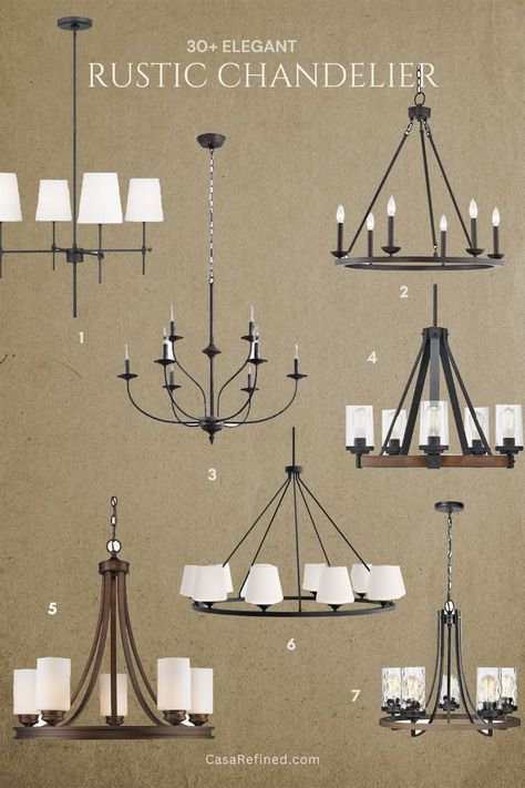 rustic chandelier Modern Farmhouse Chandelier Dining Rooms, Farmhouse Chandelier Dining Rooms, Cabin Chandelier, Chandeliers For High Ceilings, Rustic Chandelier Farmhouse, Modern Rustic Chandelier, Wrought Iron Pendant Light, Rustic Chandeliers, Walmart Home Decor