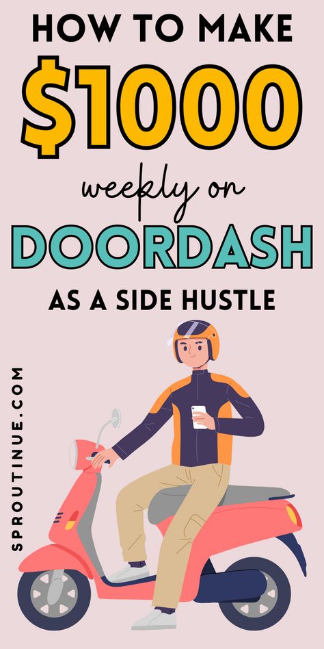 Here are DoorDash driver tips to make the most money delivery food in your city. Make 1000 A Week, Part Time Jobs For Students, Night Jobs From Home, Doordash Driver, Part Time Jobs From Home, Late Night Work, Proofreading Jobs From Home, Money Delivery, Best Part Time Jobs