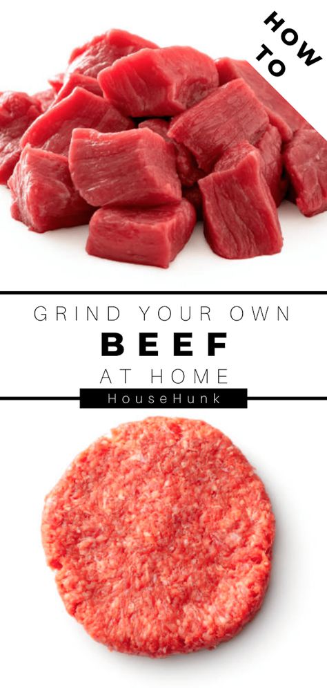 Meat Grinder Recipes, Homemade Ground Beef, Different Cuts Of Beef, Outdoor Cooking Recipes, Cuts Of Beef, Kitchenaid Mixer, Meat Appetizers, Hamburger Meat, Homemade Sausage