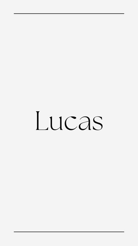 Lucas Name Wallpaper, Pinterest Relationship, Lucas Name, Hill Tattoo, Name Idea, Boys Names, Lucas Scott, Anime Lock Screen Wallpapers, Vintage Names