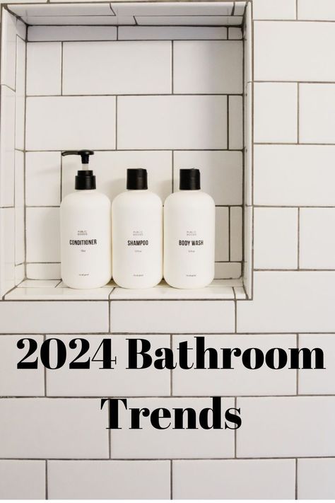 [CommissionsEarned] If A Bathroom Remodel Is On Your Wish List For 2024, This Guide Has All The Top Trends. ThereS Lots Of Ideas That Mix In Budget Ideas For Small Updates, Or Drastic Changes For A Major Renovation. Dive Into The Exciting World Of Contemporary Bathroom Aesthetics, Offering Insights, Inspiration, And A Glimpse Into The Bathrooms Of Tomorrow. #spabathroomdecorideasinspirationmasterbath Spa Bathroom Decor Ideas, Small Bathroom Trends, Latest Bathroom Tiles Design, Bathroom Backsplash Ideas, Spa Bathroom Decor, Small Bathroom Inspiration, Bathroom Aesthetics, Small Bathroom Tiles, Spa Inspired Bathroom