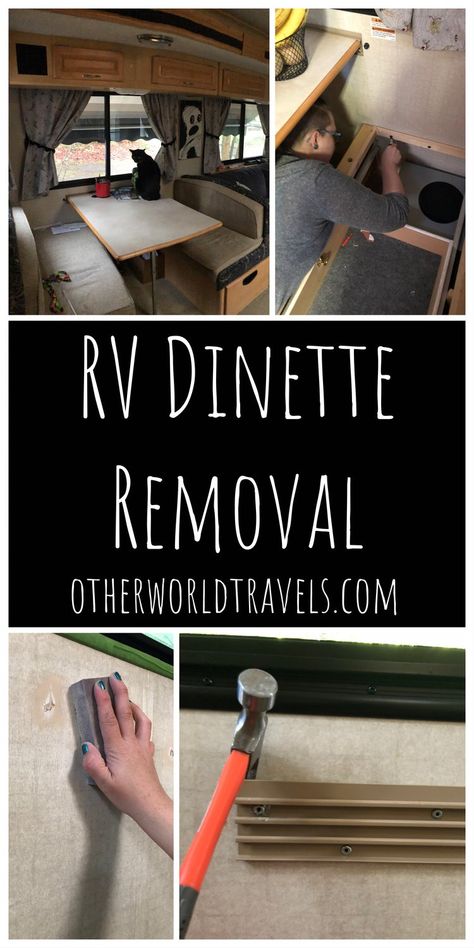 Camper Table, Rv Dinette, Rv Inspiration, Rv Redo, Dining Booth, Rv Furniture, Dinette Table, Camper Trailer Remodel, Travel Trailer Camping