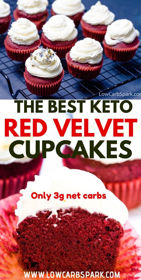 Keto Red Velvet Cupcakes Coconut Flour Red Velvet Cake, Low Carb Red Velvet Cake, Keto Red Velvet Cupcake, Keto Cupcakes Almond Flour, Almond Flour Red Velvet Cake, Paleo Red Velvet Cupcakes, Keto Red Velvet Cake, Keto Cupcakes Easy, Red Velvet Keto