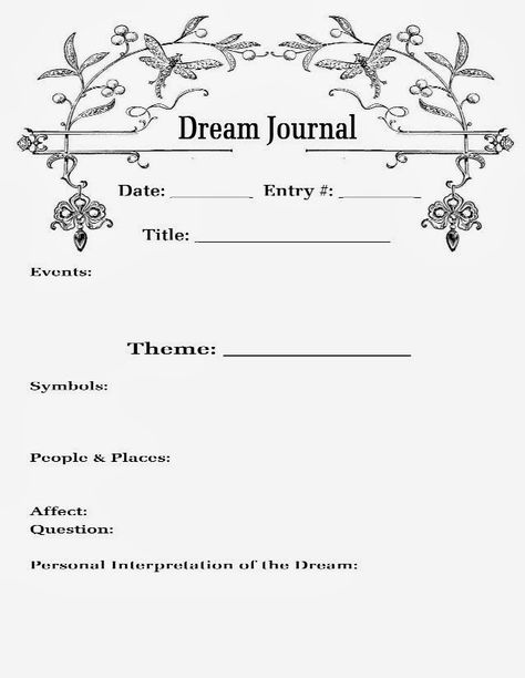 These are all downloadable for your BOS                   "I  would strongly recommend you use parchment paper for your BOS"    ... Spiritual Worksheets, Dream Journal Template, Dream Journaling, Magia Das Ervas, Grimoire Book, Book Of Shadow, Witch Spell Book, Dream Journal, Blank Journal