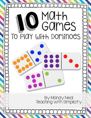 Math Games Kindergarten, Dominoes Math Games, Domino Math, Games Kindergarten, Family Math Night, Math Night, Kindergarten Math Games, Math Games For Kids, Math Intervention