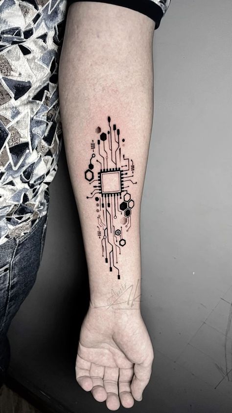 Expanse Tattoo, Runner Tattoo, Moving On Tattoos, Cyberpunk Tattoo, Dna Tattoo, Mushroom Tattoos, Music Tattoo Designs, Cool Forearm Tattoos, Geometric Tattoo Design