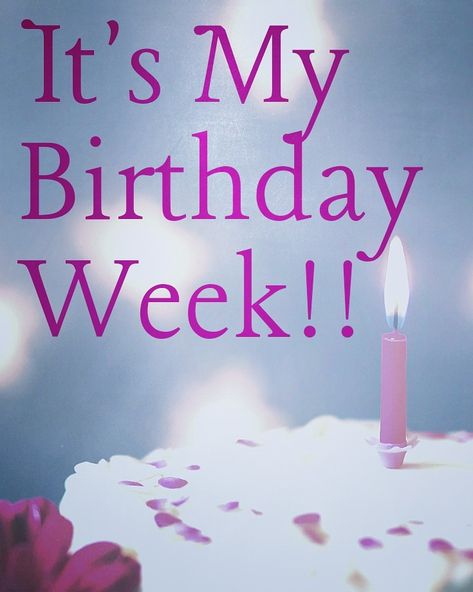 Let The Celebrating Begin ~ Foxxy After Forty  Here is my most recent blog post about the ways I will be celebrating. You can adopt some of them into your plan! Its My Birthday Week Quotes, Happy Birthday Week Wishes, My Birthday Week Quotes, It’s My Birthday Week, Birthday Week Quotes, Birthday Quotes December, Its My Birthday Week, Happy Birthday Wife Quotes, Happy Birthday Week