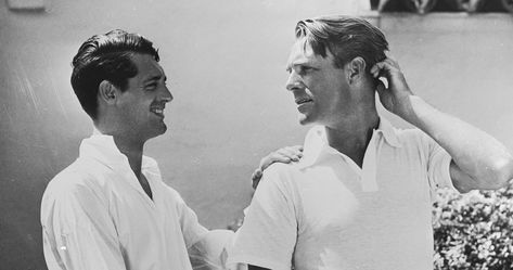 Book Excerpt: Cary Grant and Randolph Scott Beach Photos Cary Grant Randolph Scott, Gary Grant, Randolph Scott, Gay History, Classic Cinema, Leading Men, Cary Grant, Silver Screen, American Actors