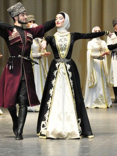 Georgian Dance, Caucasian Clothes, Fashion Dictionary, Traditional Dance, Victorian Clothing, Folk Fashion, Traditional Attire, Dance Outfits, Traditional Dresses