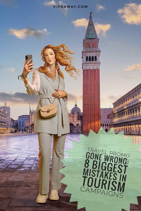 Venus in Venice, a renaissance icon posing as influencer, is the head star of Italy's "Open to Meraviglia" tourism campaign that caused controversy as soon as it launched. Read about embarrassing mistakes that followed this newest add-on to the collection of the world's biggest tourism marketing flops! Tourism Campaign, Travel Campaign, Tourism Marketing, Tourism Day, Twelve Apostles, Win A Trip, Travel School, Promo Videos, Travel Articles