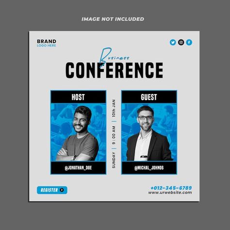 Business talk show social media post des... | Premium Psd #Freepik #psd #poster #post #flyer #podcast Talk Show Flyer Design, Talk Show Poster Design, Post Flyer, Business Talk, Campaign Ideas, Social Media Post Design, Background Images For Editing, Post Design, Business Flyer