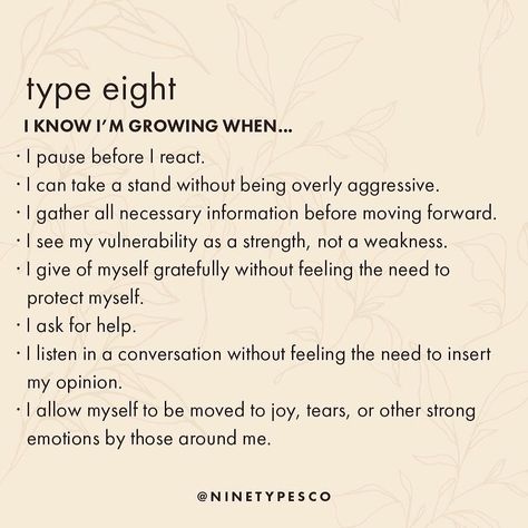 Enneagram Type 8 Wing 7 Female, Enneagram 8 Quotes, Enneagram Type 8 Female, 8w7 Enneagram, 8 Enneagram, The Best Version Of Me, Enneagram 5, Enneagram 8, Enfj Personality