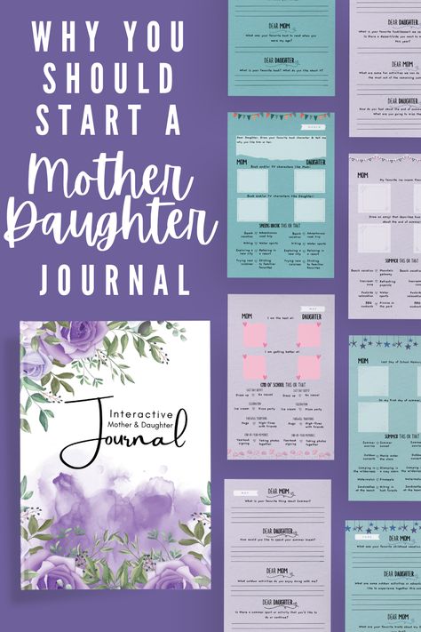 Are you a busy mom looking to create beautiful memories and strengthen your bond with your daughter? Should you spend a few minutes a week journaling with her? Discover how a journal can empower open communication with your daughter. 💬💖 Mom And Daughter Journal, Scrapbook For Mom From Daughter Ideas, Mom And Daughter Journal Ideas, Mother Daughter Journal Ideas, Mother Daughter Journal Prompts, Mother Daughter Journal, Mother Daughter Activities, Daughter Activities, Mother Daughter Bonding