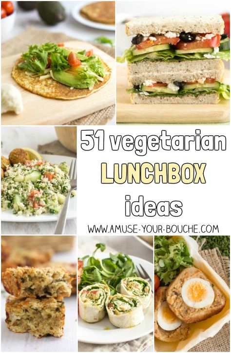 51 vegetarian lunchbox ideas for the perfect veggie packed lunch! Tons of original ideas for back-to-school, with sandwiches, salads, pastries, and more! Vegetarian Lunchbox Ideas, Vegetarian Kids Lunch, Vegetarian Lunchbox, Vegetarian Kids, Sandwich Ideas, Vegetarian Meal Prep, Vegetarian Sandwich, Packed Lunch, Lunchbox Ideas