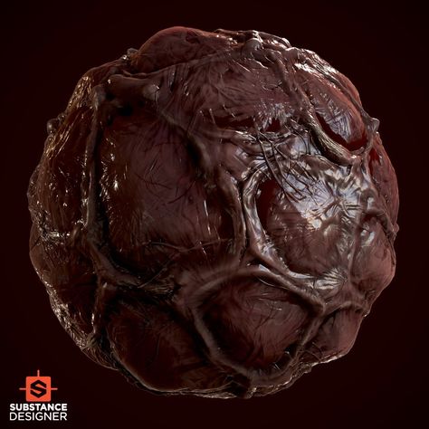 ArtStation - Alien Membrane Substance, Clark Coots Vfx Concept, I Don't Understand, Substance Designer, Robots Concept, Robot Concept Art, Creature Concept Art, Creature Concept, Cthulhu, Fantasy Landscape