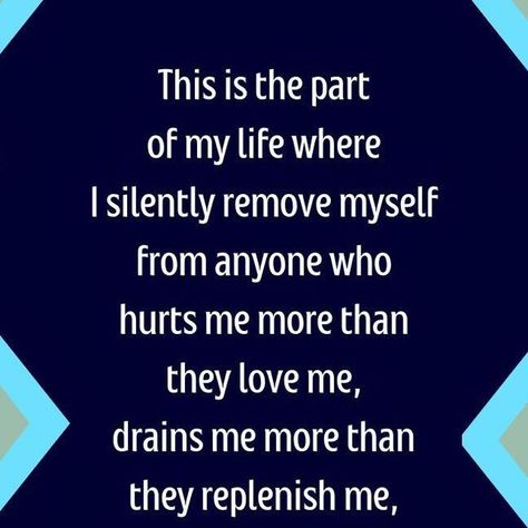 Tiny Buddha on Instagram: ""This is the part of my life where I silently remove myself from anyone who hurts me more than they love me, drains me more than they replenish me, brings me more stress than they do peace, and tries to stunt my growth rather than clap for it.” ~Cici B. @thecrimsonkiss #tinybuddha #quotes #dailyquotes #quotesdaily #quoteoftheday #wisdom #wordsofwisdom #wisdomquotes #dailywisdom #relationships #relationshipquotes #selfrespect #nomore" Tiny Buddha, Daily Wisdom, Self Respect, Daily Quotes, Love Me, Wisdom Quotes, Relationship Quotes, Quote Of The Day, Of My Life