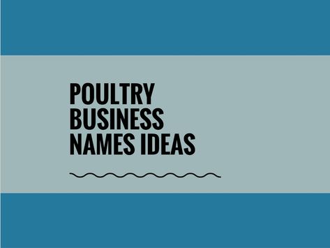 Poultry farming is the Simple process of raising domesticated birds such as chickens, ducks, and turkeys.A creative name attracts more customers. best Poultry business names Creative Company Names, Poultry Business, Landscaping Business Cards, Business Name Generator, Unique Business Names, Shop Name Ideas, Poultry Farming, Duck Farming, Chicken Shop