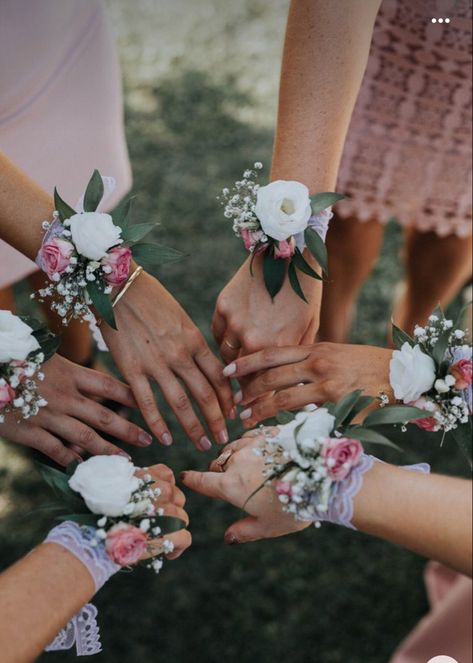 Bridal Fishtail Braid, Bouquet Toss, Long Hair Wedding Styles, Flower Corsage, Diy Wedding Flowers, Nontraditional Wedding, Wrist Corsage, Boutonniere, Wedding Flower