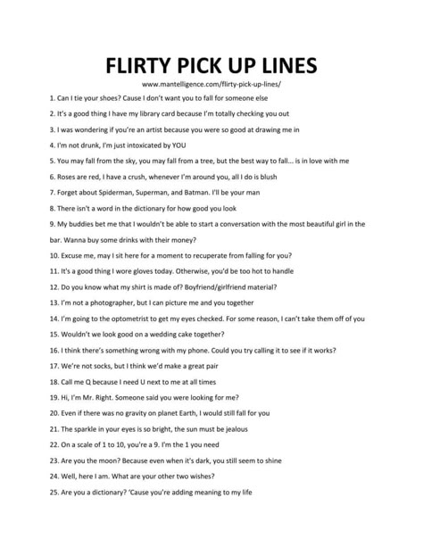 Downloadable List of Pick Up Lines Pick Up Lines For My Boyfriend, Instagram Pick Up Lines, Pick Up Lines To Ask Someone Out, Pickup Line Captions For Instagram, Question Pick Up Lines, Cool Pickup Lines, Romantic Pick Up Lines For Her, Flirting Chats English, Flirty Lines For Best Friend