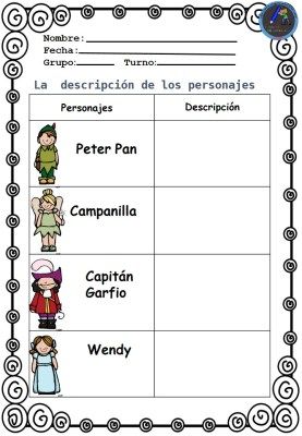 Trabajamos la descripción a partir del cuento de PETER PAN - Imagenes Educativas Peter Pan, Education, Quick Saves