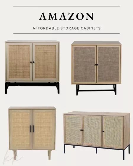 Affordable storage cabinets & sideboards on Amazon! #LTKhome #LTKsalealert Amazon Cabinet, Neutral Cabinets, Amazon Home Finds, Living Room Decor Neutral, Cabinet Dining Room, Affordable Storage, Storage Furniture Living Room, Apartment Decorating On A Budget, Home Finds