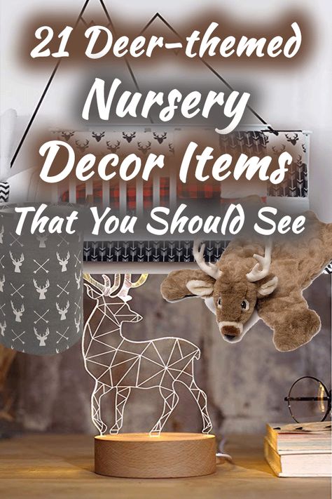 21 Deer-themed Nursery Decor Items That You Should See. Article by HomeDecorBliss.com #HDB #HomeDecorBliss #homedecor #homedecorideas Deer Nursery Boy, Deer Themed Nursery, Hunting Theme Nursery, Antler Nursery, Camo Nursery, Lake Bedroom, Baby Deer Nursery, Cabin By The Lake, Deer Nursery Decor