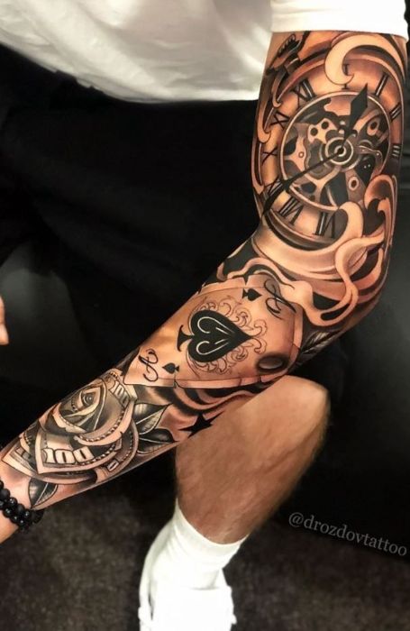 Men Tattoos Arm Sleeve, Mens Shoulder Tattoo, Cool Arm Tattoos, Cool Forearm Tattoos, Forearm Sleeve Tattoos, Full Sleeve Tattoos, Arm Sleeve Tattoos, Best Sleeve Tattoos, Hand Tattoos For Guys