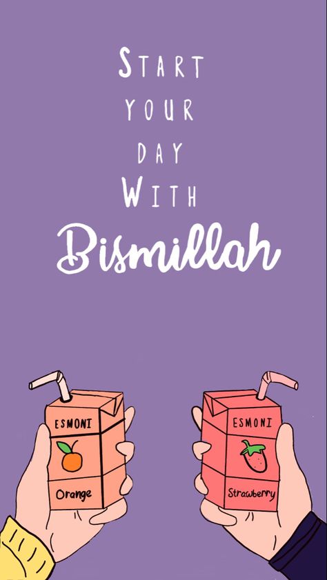 Start Your Day With Bismillah, Animated Photos, Orange, Quick Saves