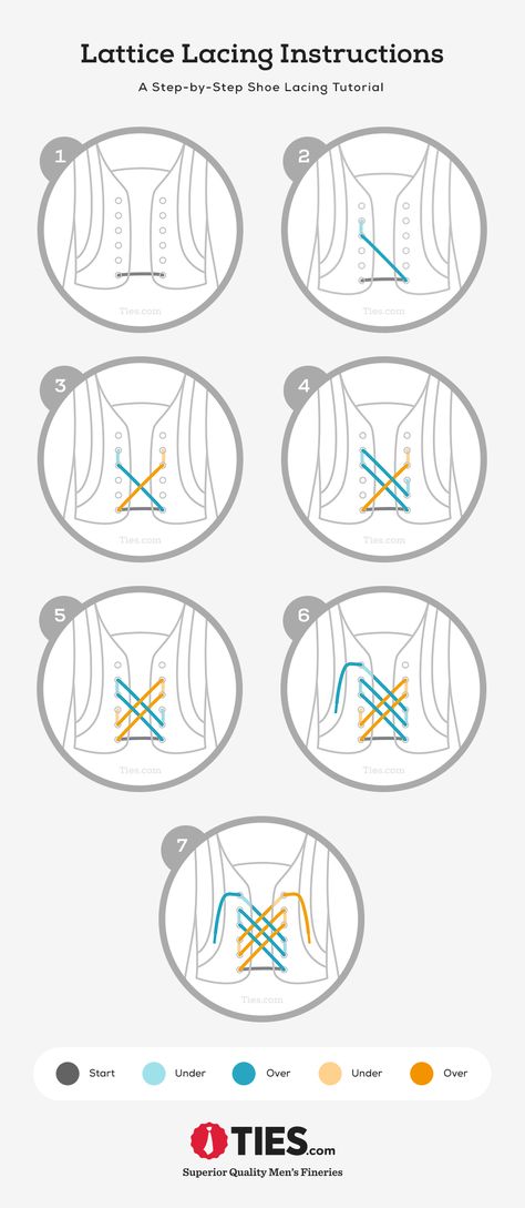 Lattice Lacing Shoes, Lacing Tutorial, Shoe Lacing, Shoe Lacing Techniques, Cross Shoes, Ways To Lace Shoes, How To Tie Shoes, Lace Drawing, Diamond Shoes