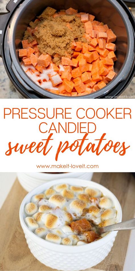 Sweet Potato Casserole Instant Pot, Pressure Cooker Sweet Potatoes, Thanksgiving Dish, Multi Cooker Recipes, Sweet Potato Thanksgiving, Freeze Sweet Potatoes, Thanksgiving Meals, Canning Sweet Potatoes, Holidays Recipes