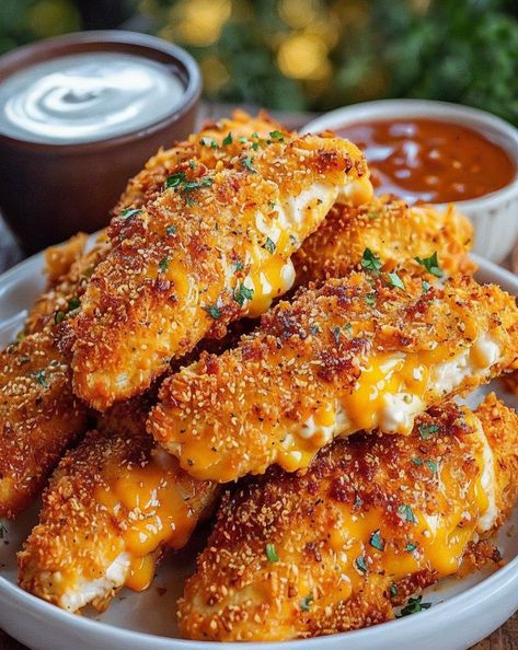 Indulge in these cheesy, creamy Crack Chicken Tenders! A quick & easy dinner with crispy perfection that everyone will love. 🍗🧀 #EasyDinner #ChickenTenders #FamilyMeals #CheesyDelights #WeeknightMeals Dinner Ideas For Two Easy, Easy Dinner Ideas For Kids, Optimal Recipes, Dinner Ideas For 2, Easy Dinner Recipes For Beginners, Dinner Recipes For Beginners, Dinner Ideas For Tonight, Dinner Ideas For Kids, Cracker Chicken