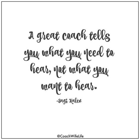 Coach quotes! Follow this Instagram account specifically for coaches' wives! @coachwifelife Sisters Best Friends, Coaches Wife, Athlete Quotes, Gymnastics Quotes, Softball Quotes, Hockey Coach, Baseball Quotes, Volleyball Quotes, Basketball Quotes