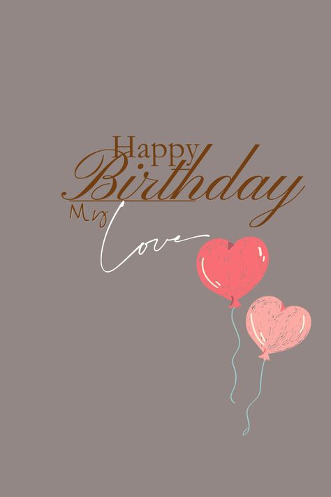 Happy #Birthday !! #Love Happy Birthday To Partner, Happy Birthday Partner Love, Happy Birthday Partner, Romantic Birthday Wishes, Happy Birthday Love Quotes, Happy Birthday Love, Birthday Love, Happy Birthday Wishes, Happy Anniversary