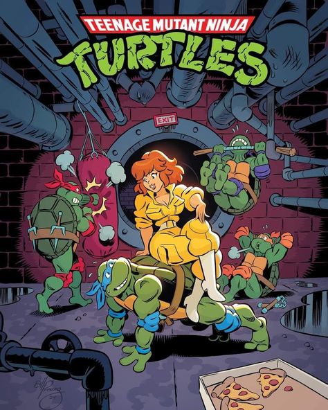 Bill Presing, Tmnt April, April O Neil, Tmnt Characters, Usagi Yojimbo, Ninja Turtles Funny, Pizza Art, Teenage Mutant Ninja Turtles Art, Ninja Turtles Artwork