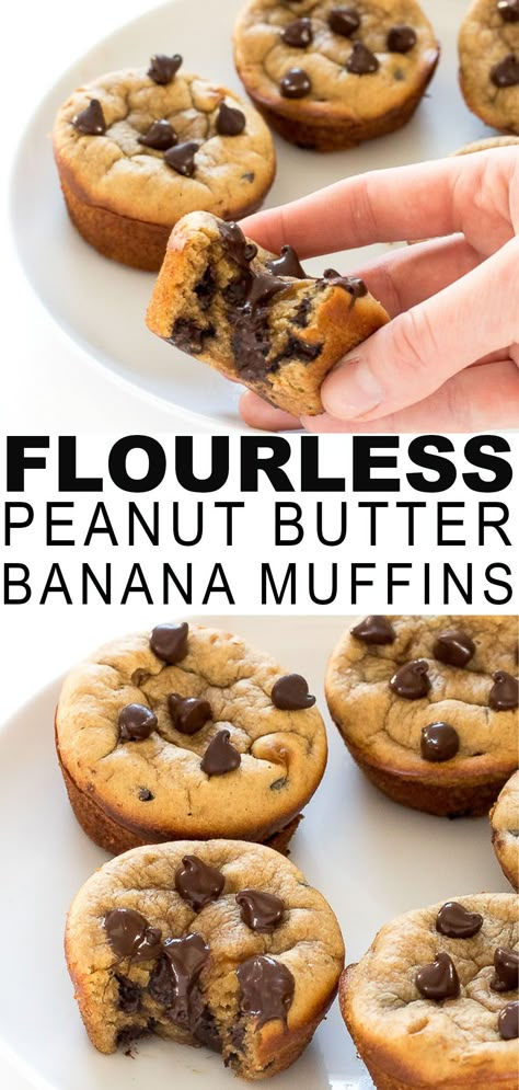 Blender Muffin, Glutenfree Muffins, Healthy Salty Snacks, Flourless Muffins, Healthy Snaks, Healthy Peanut Butter Cookies, Chef Savvy, Peanut Butter Muffins, Peanut Butter Banana Muffins