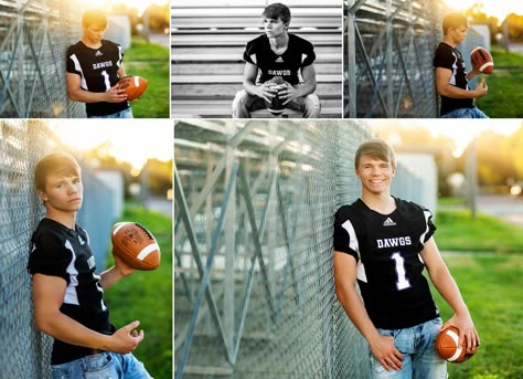 Football Family Pictures, Senior Football Photography, Football Senior Photos, Football Senior Pictures, Boy Senior Portraits, Senior Photos Boys, Football Poses, Senior Football, Senior Boy Poses